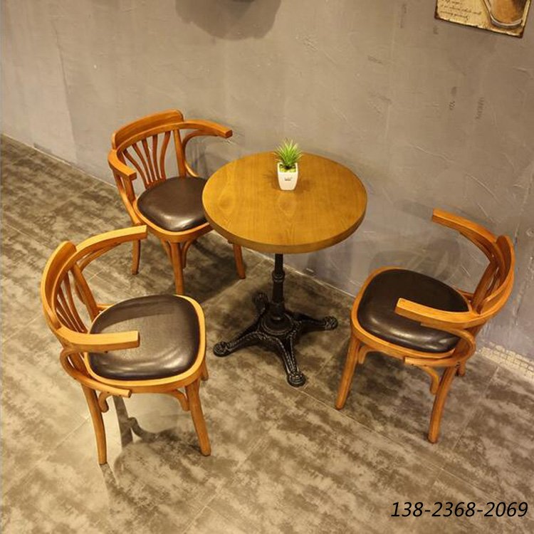 甜品店餐桌椅訂做，餐桌椅組合，休閑餐廳家具
